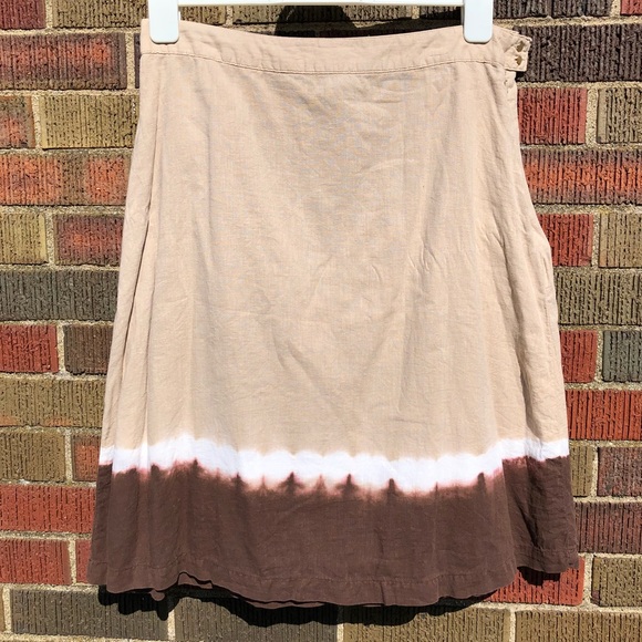 Old Navy Just Below the Waist brown skirt size 8 - Picture 2 of 5